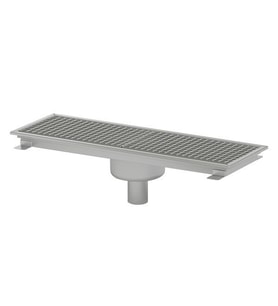 Vital S2 Alttan Çıkışlı Ortadan Sifonlu Yer Izgarası 500x200