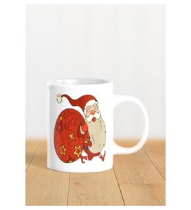 Hediyelik Yeniyıl / Yılbaşı / Noel Baba Baskılı Kupa Bardak