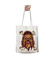 Chewbacca Star Wars iki Taraf Kalıcı Yıkanabilir Okul Plaj Omuz Bez Çanta
