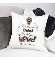 Kişiye Özel Bekçi Babalara Özel Hediye Yastık