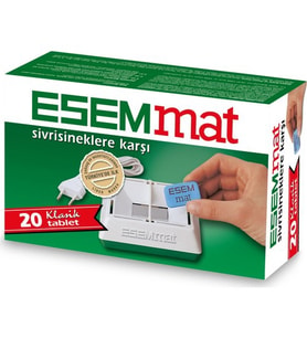 Esemmat Sivrisineklere Karşı 20lı Tablet 