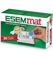 Esemmat Sivrisineklere Karşı 20lı Tablet 