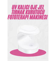 Kalıcı Oje Kurutucu Mini UV Işınlı Taşınabilir Hızlı ve Pratik Oje Kurutucu
