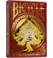 Bicycle Gold Dragon Red Oyun İskambil Kartı