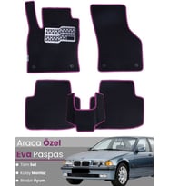 BMW 3 SERİSİ E36 (1990-2000) Uyumlu EVA Paspas Tam Set–Araca Özel,Su Geçirmez,Kolay Montaj