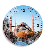 Ayasofya Cami Cam Saat - 40 cm