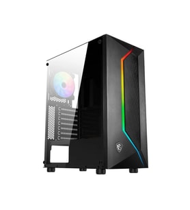 MSI MAG VAMPIRIC 100R TEMPERLİ CAM ARGB PSU YOK 1X120MM FAN GAMING BİLGİSAYAR KASASI