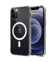 Iphone 12 Kılıf Magneticsafe Şeffaf Silikon - Şeffaf