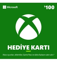 Microsoft Xbox Hediye Kartı 100 TL