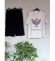 Erkek Kısa Kollu Kapri Pijama Takımı