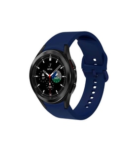 Samsung Galaxy Watch 4 Classic 42mm Uyumlu Kordon Silikon Spor Görünümlü Esnek Yumuşak KRD-50 Kayış
