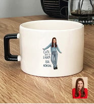 Kişiye Özel Karikatürlü Cute But Libra Terazi Burcu Lüks Fincan Doğum Günü Hediyesi