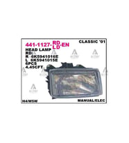 Esse Otomotiv  - Polo Classıc Caddy 00-01 Sol Far - DPO-441-1127L-LD-EN - 6K5941015D