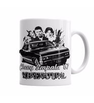 SOBRENATURAL Chevy Impala 67 Kupa Bardak Porselen