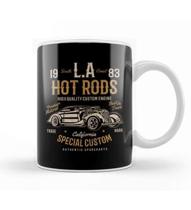 LA Hot Rods California Kupa Bardak Porselen