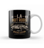 LA Hot Rods California Kupa Bardak Porselen