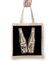 Beer Beryllium Erbium Funny Chemistry Periodic Pun Bez Çanta Uzun Saplı