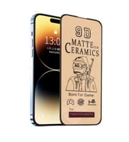 Iphone 14 Mat Seramik Cam Nano Esnek Kırılmaz Full Tam Kaplayan Ekran Koruyucu