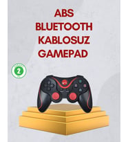Ergonomik Tasarımlı Kablosuz Bluetooth Gamepad Titreşimli
