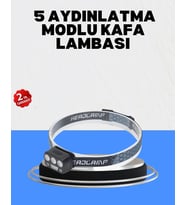 Gece Koşusu İçin LED Kafa Lambası El Sensörlü