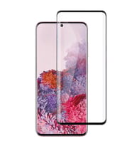 Samsung Galaxy S20 FE Ekran Koruyucu Full Tam Kaplayan Kavisli Tempered Cam (Siyah)