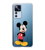 Xiaomi Mi 12t Pro  Kamera korumalı Kapak Mickey Mouse Tasarımlı  Şeffaf Kılıf