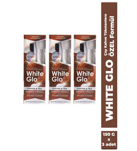 Çay Kahve Lekelerine Karşı Ekstra Beyazlatıcı Diş Macunu 150 g Set Diş Fırçası & Kürdan Dahil Avantaj Paket X 3 Adet