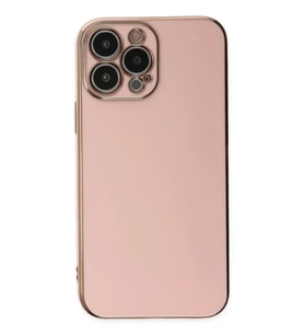 iPhone 15 Pro Max Kılıf Volet Silikon - Pembe