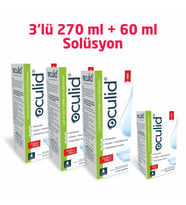 Oculid Lens Solusyonu 270mlx 3 Adet + 60ml (kabin Boy)