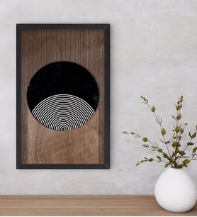 BK Home Modern Art Dekoratif Ahşap Siyah Çerçeveli Tablo-1