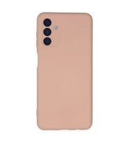 Samsung Galaxy A04s Kılıf Nano İçi Kadife Silikon - Pudra