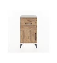 Arges Komodin Tek Raflı Tek Çekmeceli Tek Kapaklı 44x30x80 Aytaşı-Çam