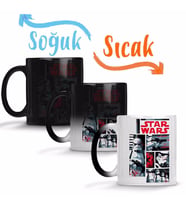 Star Wars Darth Vader Show Time Sihirli Kupa Bardak Porselen