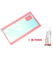 Samsung Galaxy A71 A715 Arka Pil Batarya Kapağı (B-7000) MAVİ