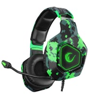 Rampage RM-K8 CRAFTING Kamuflaj Renkli USB 7.1 Version Rainbow Ledli Gaming Oyuncu Mikrofonlu Kulaklık