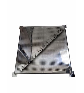 PASLANMAZ KARE DİP EMİŞ SÜZGECİ-AISI 304 KALİTE KROM DİP SÜZGEC 25*25 cm