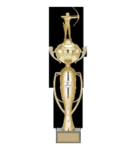 ODAK KUPA - Figürlü Kupalar - Okçu Figürlü Kupalar FG-072 A - 55 cm