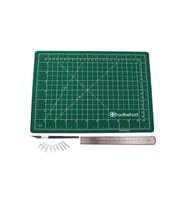 Hodbehod A4 Hobi Kesim Matı Seti Çift Taraflı Cutting Mat Set Yeşil
