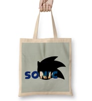 Sonic The Hedgehog Logo Bez Çanta Uzun Saplı