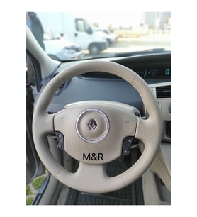 RENAULT MEGANE 2 KAPLAMA DERİ DİREKSİYON KILIFI