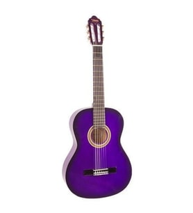 Valencia VC104TPPS Klasik Gitar 4/4 (Mor Sunburst)  Sap Çelikli - Farklı Renk - Başlangıç