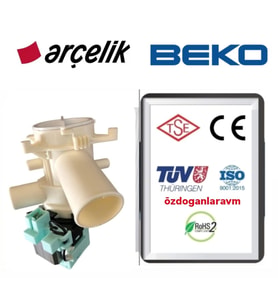 Arçelik Beko Çamaşır Makinesi Su Boşaltma Pompa Motoru
