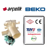 Arçelik Beko Çamaşır Makinesi Su Boşaltma Pompa Motoru