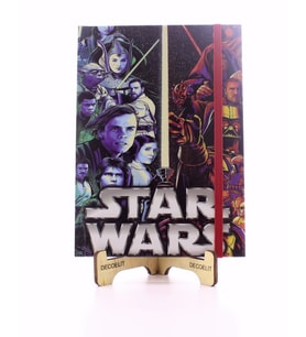 Lastikli Çizgisiz Sert Kapak Star Wars Defter