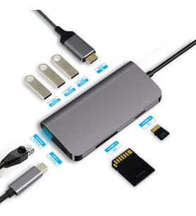 CODEGEN CDG-CNV40 TYPE-C TO 3.0/HDMI/TYP-C/RJ45/SD
