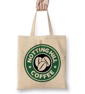 Notting Hill Coffee Starbucks Bez Çanta Uzun Saplı