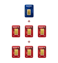 Nadir Gold 24 Ayar 8,5 Gram Külçe Altın (1 Adet 2,5 Gram Külçe Altın + 6 Adet 1 Gram Külçe Altın )