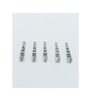 5 Adet Ayyıldız Desenli Metal Tesbih Imamesi