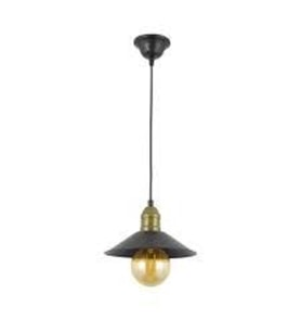 S Retro Metal Sarkıt Avize 23 Cm Rustik Tekli