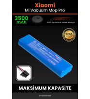 Xiaomi Mi Vacuum Mop Pro 3500mAh Robot Süpürge Bataryası - Gerçek Kapasite, Maksimum Güvenlik